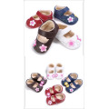 Cheap Blue Baby Outdoor flower Shoes Girl Toddler Dress Shoes Fancy Kids sandals Shoes 5 Colors